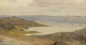 Natural Setting Prints: Motif from Bohuslän, Sweden. Study, 1835. Creator: Andreas Achenbach