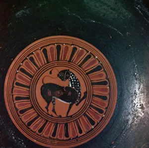 Big Cat Gallery: Motif from Corinthian-style dish, 6th century BC
