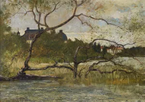 Motif from Drottningholm, 1887. Creator: Johann Reinhold Norstedt