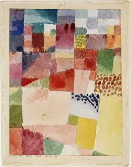 Sunny Prints: Motif from Hamammet, 1914. Creator: Paul Klee