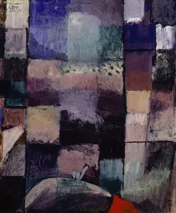 Oil On Cardboard Gallery: On a Motif from Hammamet, 1914. Creator: Klee, Paul (1879-1940)