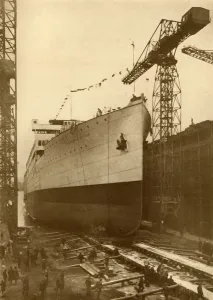 Dry Dock Gallery: Motor Liner Carnarvon Castle, c1930. Creator: Harland and Wolff Ltd
