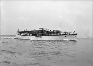 The motor yacht Albany, 1934. Creator: Kirk & Sons of Cowes