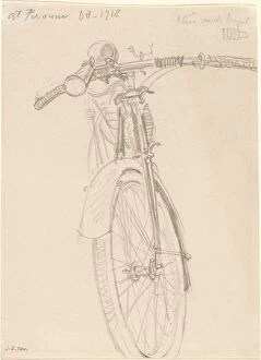 Images Dated 15th May 2021: Motorcycle, 1918. Creator: John Singer Sargent