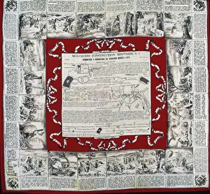 Cotton Plain Weave Prints: Mouchoirs D'Instruction Militarie No