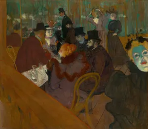 Fin De Si And Xe8 Prints: At the Moulin Rouge, 1892 / 95. Creator: Henri de Toulouse-Lautrec