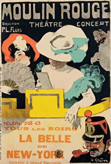 Stylish Collection: Moulin Rouge. La Belle de New York, c. 1895. Creator: Grün