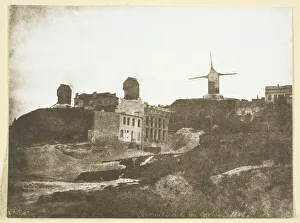 Bayard Hippolyte Gallery: Moulins de Montmartre, possibly 1842 / 50, printed 1965. Creator: Hippolyte Bayard