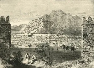 Mount Arafat, near Mecca, 1890. Creator: Unknown Mount Arafat, near Mecca, 1890. Creator: Unknown