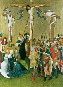 Hand Gestures Prints: Mount Calvary, c1435-1445. Creator: Franconian-Swabian Master