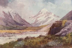 H Clive Prints: Mount Cook, New Zealand, 1923. Creator: Unknown