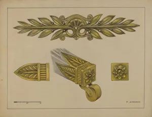 Mount Prints: Mount and Cup Caster, c. 1936. Creator: Philip Johnson