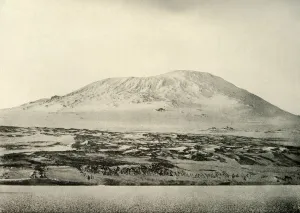 Crater Prints: Mount Erebus... The Old Crater on the Left, c1908, (1909)