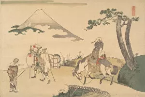 Yoke Gallery: The Top of Mount Fuji, ca. 1800. Creator: Hokusai