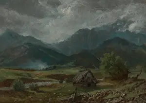 Cabin Prints: Mount Giewont, 1870. Creator: Aleksander Kotsis