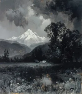 British Columbia Prints: Mount Grohman, date unknown. Creator: Thomas Moran