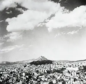 Athens Prints: Mount Lycabettus, Athens, Greece, c1955. Creator: Arthur Charles Kirby Ware