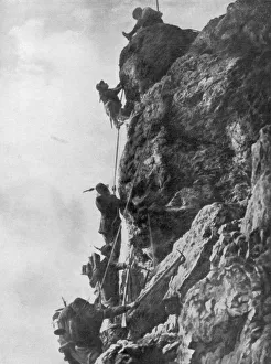 Climbing Prints: Mount Nero, Karst plateau, Second Battle of the Isonzo, World War I, 1915