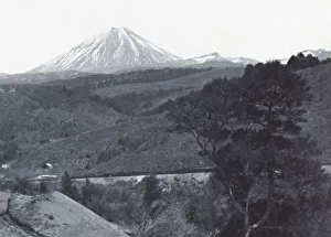 Mount Ngauruhoe, late 19th-early 20th century. Creator: Unknown