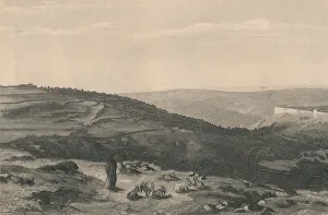 Mitchell Gallery: Mount of Olives & Valley of Jehoshaphat, 1871. Artist: D Mitchell