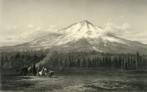 Volcano Prints: Mount Shasta, 1872. Creator: Edward Paxman Brandard