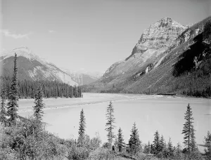 Mount Stephen & Wapta River, Canada, between 1900 and 1910. Creator: Unknown. Mount Stephen & Wapta River, Canada, between 1900 and 1910. Creator: Unknown