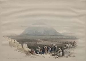 1796 1864 Gallery: Mount Tabor from the Plain of Esdraelon, 1839. Creator: David Roberts (British, 1796-1864)