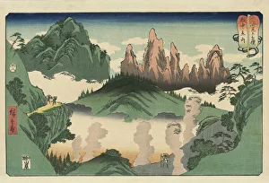 Utagawa 1797 1858 Prints: Mount Tateyama in Etchu Province (Etchu Tateyama), 1858