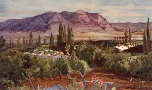 Adam And Charles Prints: The Mount of Temptation from Jericho, 1902. Creator: John Fulleylove