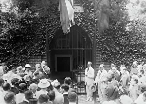 Mount Vernon - Tomb of Washington, 24 June 1917. Creator: Harris & Ewing. Mount Vernon - Tomb of Washington, 24 June 1917. Creator: Harris & Ewing