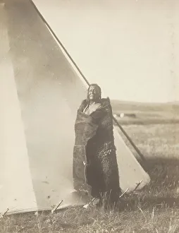 Silver Gelatin Print Prints: Mountain Chief, 1910. Creator: Edward Sheriff Curtis