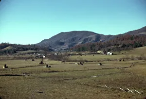 Route Prints: Mountain farms along the Skyline Drive in Virginia, ca. 1940. Creator: Jack Delano
