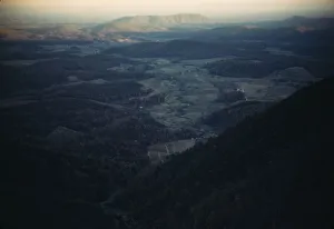 Mountain farms along the Skyline Drive in Virginia, ca. 1940. Creator: Jack Delano