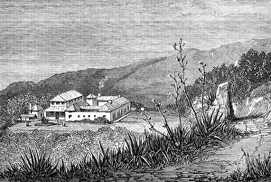 Mountain Hospital, Ascension Island, 1874. Creator: Unknown