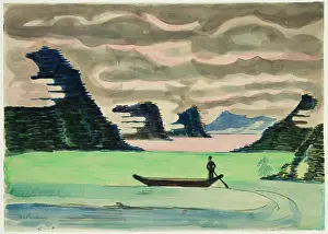 Exploring Prints: Mountain Lake, c1930. Creator: Ernst Kirchner