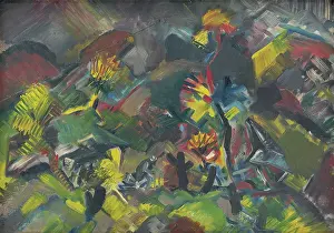 Rocky Prints: Mountain Landscape, 1940-1944. Creator: Arnold Peter Weisz-Kubincan