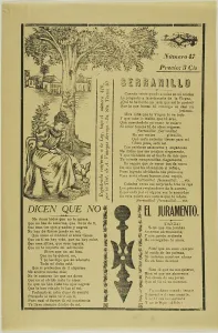 Spanish Text Prints: Mountain Man, n.d. Creator: Manuel Manilla