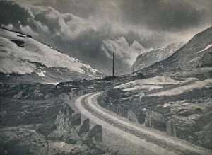 Ominous Collection: The mountain road Grotli - Stryn, 1914. Creator: Unknown