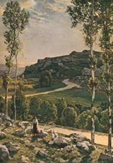 Provence Collection: A Mountain Road in Provence, 1904, (c1930). Creator: Herbert Edwin Pelham Hughes-Stanton