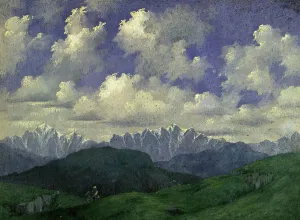Noon Prints: Mountain Road Between the Villages of Korgon and Sentelek (About Midday) Altai