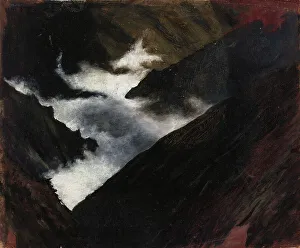 Mountain Stream in Caucasia, 1899. Creator: Hugo Simberg
