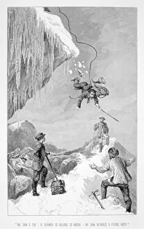 Mountaineer Gallery: Mountaineering accident, 19th century