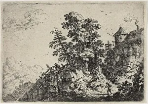 Herman Saftleven Prints: Mountainous Country, c. 1640. Creator: Herman Saftleven the Younger