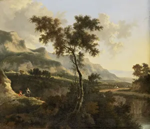 Hackaert Jan Prints: Mountainous Landscape, 1660-1685. Creator: Jan Hackaert