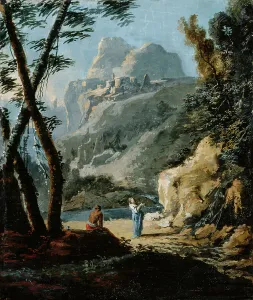 Marco Ricci Prints: A mountainous landscape, c1700-1730. Creator: Marco Ricci