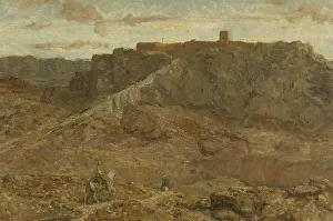 Approaching Prints: Mountainous Landscape in Egypt, 1880-1922. Creator: Marius Bauer