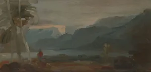 Peter De Windt Prints: Mountainous Landscape with Figures and Cattle, 1806 to 1807. Creator: Unknown