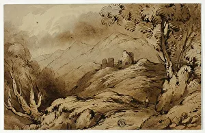 James Robertson Prints: Mountainous Landscape with Ruins, n.d. Creator: James Robertson
