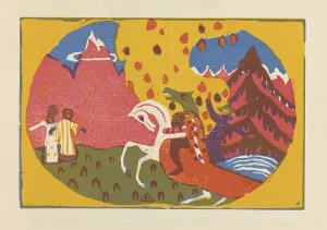 Mountains (Berge). From Klänge (Sounds), 1913. Creator: Kandinsky, Wassily Vasilyevich (1866-1944)