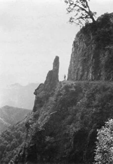 Chakrata Gallery: Mountains between kalsi and Chakrata, India, 1917